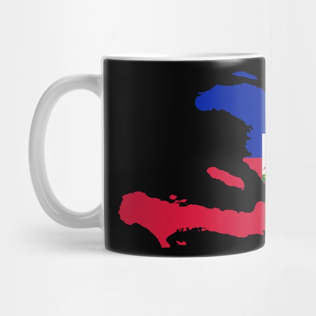 Haiti Flag Map by Historia